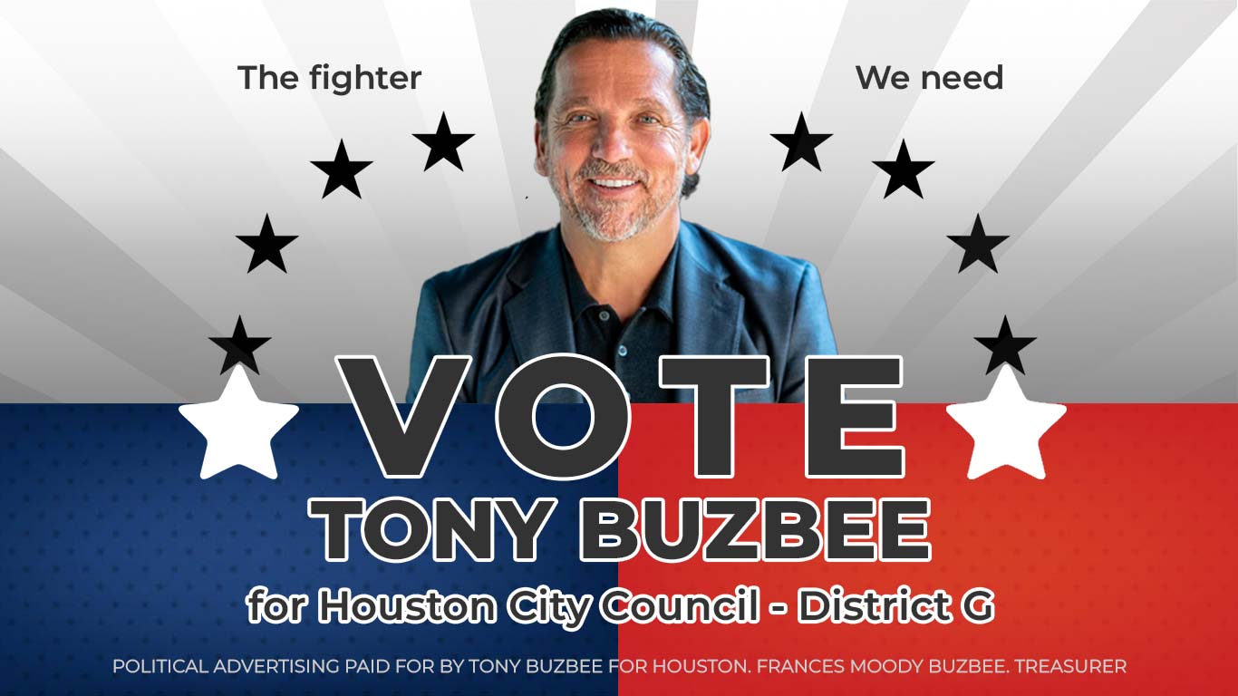 Tony Buzbee espera tu voto al Concejo de Houston