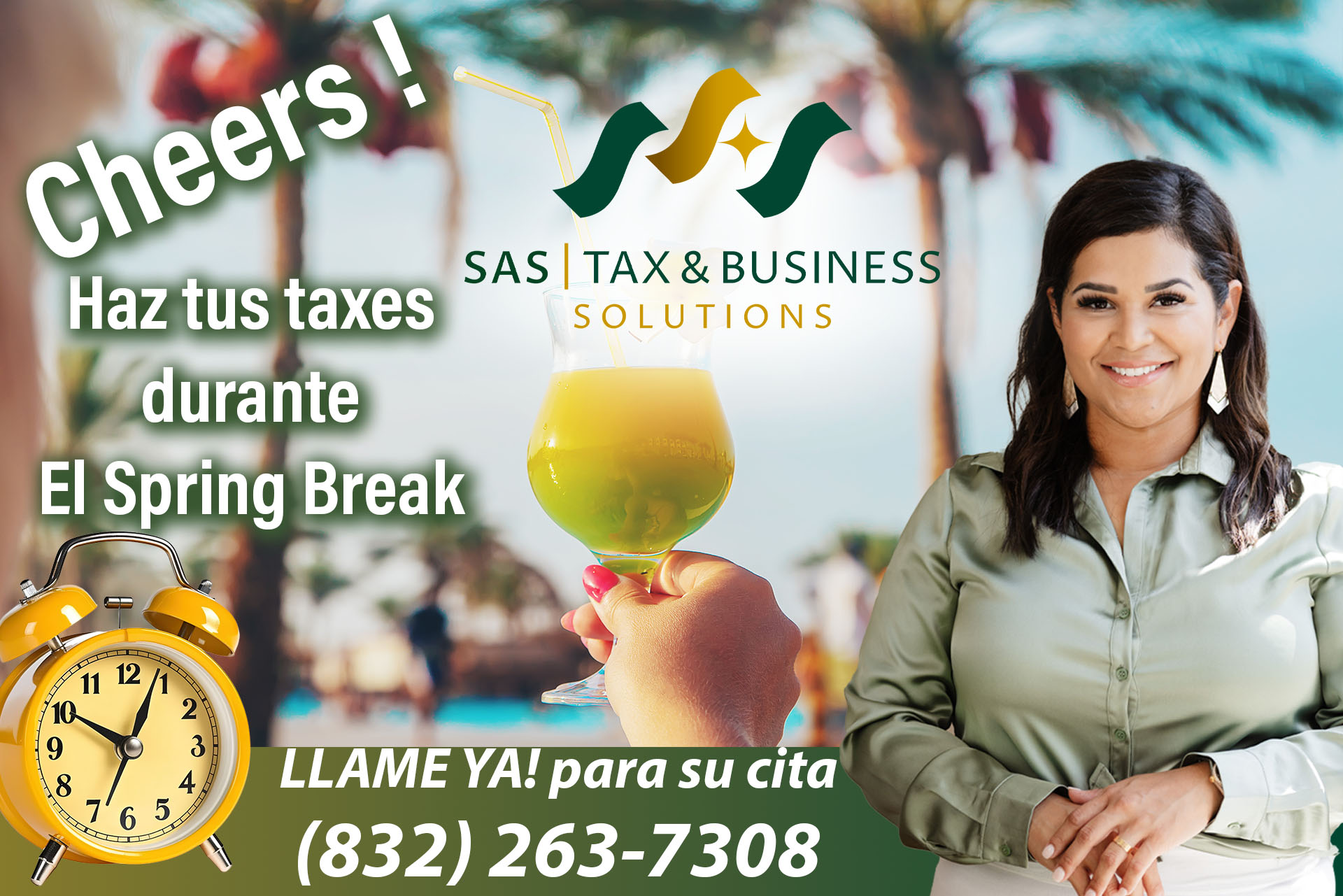 Aprovecha el Spring Break para Actuar en tus Impuestos con SAS Tax & Business Solutions