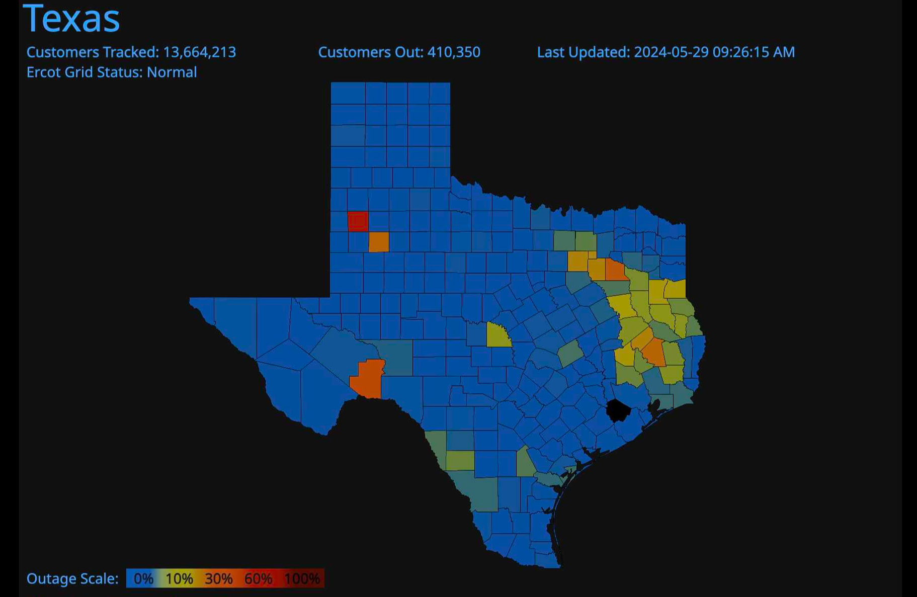 Las tormentas en Texas causaron devastación, dejando a más de 400,000 sin electricidad y graves inundaciones en varias áreas.