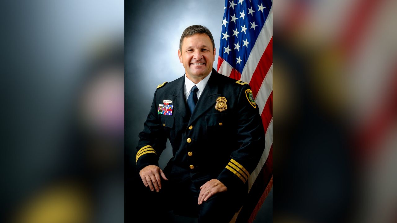 Larry Satterwhite, el nuevo jefe interino de la policía de Houston, tras ser designado por el alcalde John Whitmire.