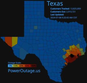 Una tormenta severa ha dejado a más de 2 millones de personas sin electricidad en Texas, afectando principalmente a las áreas metropolitanas.