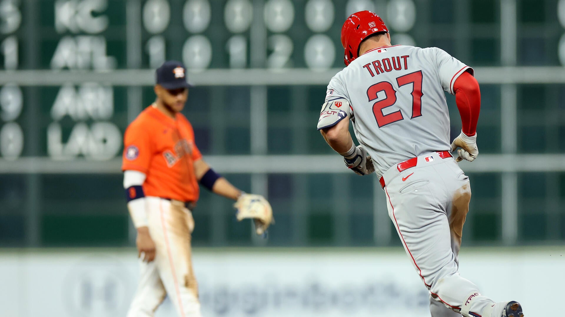 Mike Trout jonrón Opening Day 2026