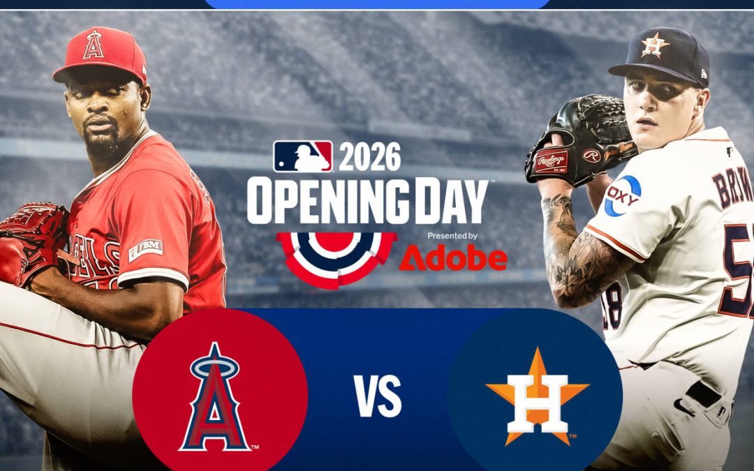 Houston Astros Opening Day 2026 vs Los Angeles Angels en Daikin Park