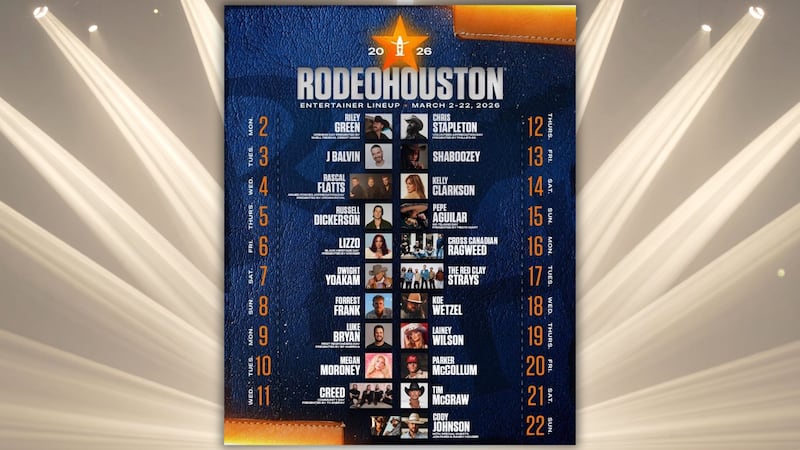 Cartelera del RodeoHouston
