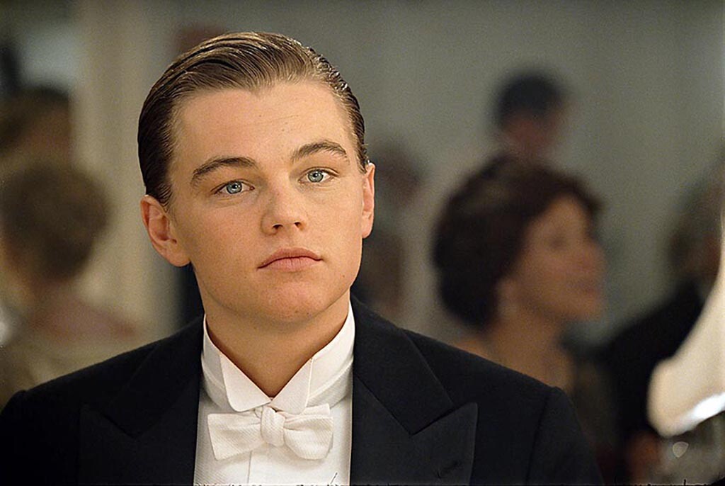 Leonardo DiCaprio como Jack Dawson en Titanic (1997)