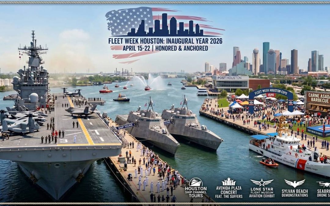 La primera ‘Fleet Week’ de Houston llega a su recta final con un gran festival y show de drones
