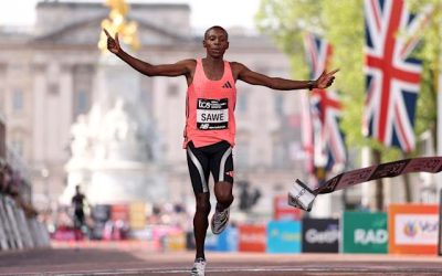 Histórico: Sabastian Sawe rompe la barrera de las 2 horas en el Maratón de Londres