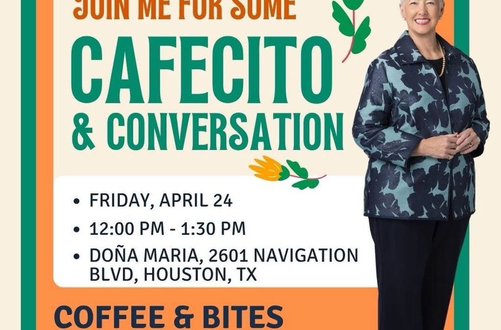 Cafecito & Conversation con Annise Parker: ¡Conoce a la Líder que Houston Necesita!