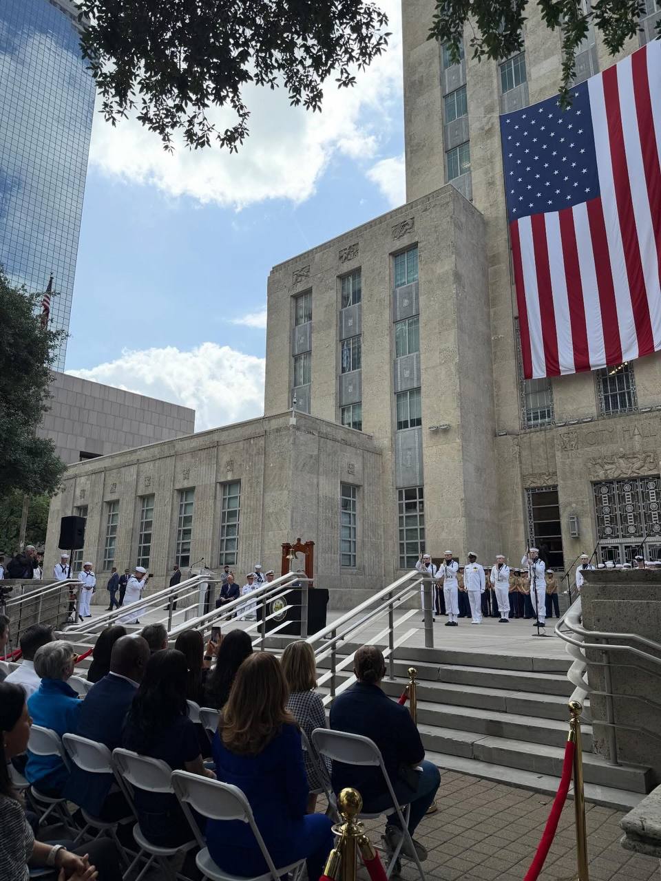 Ceremonia en City Hall