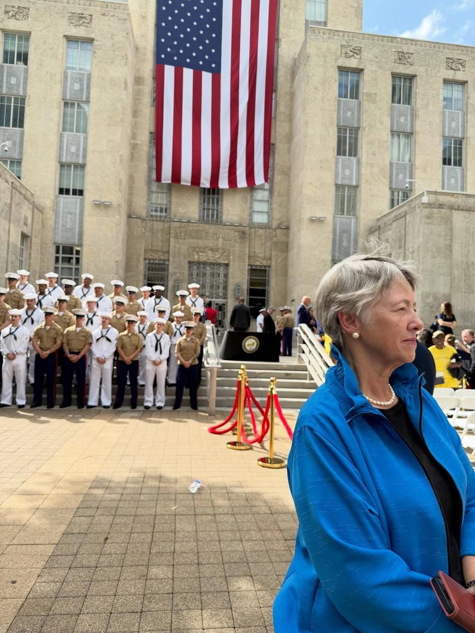Annise Parker en Fleet Week