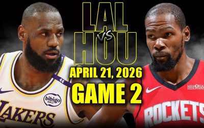 Los Lakers vencen a los Rockets 101-94 en el Juego 2 y toman ventaja de 2-0 en la serie