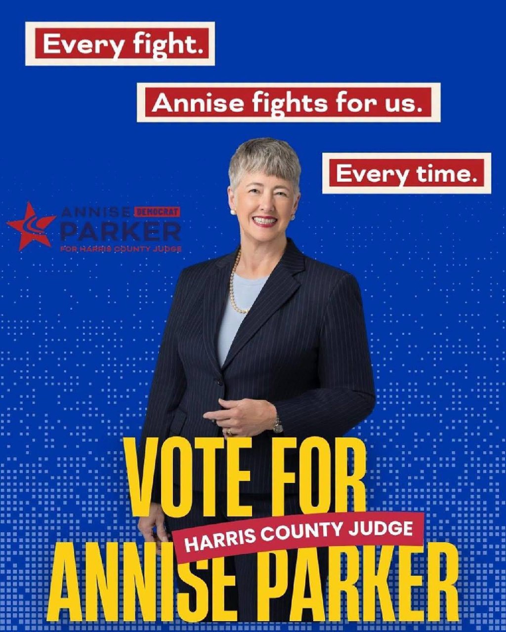 Vote for Annise Parker - Harris County Judge