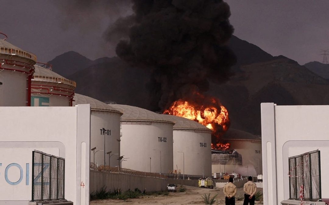 Ataque con drones provoca incendio en la planta nuclear de Barakah en los Emiratos Árabes Unidos