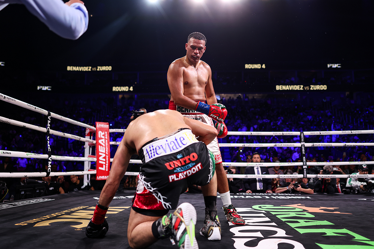 David Benavidez hace historia con un nocaut espectacular sobre 'Zurdo' Ramírez en Las Vegas