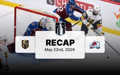 Los Golden Knights de Vegas remontan en el tercer período y vencen a los Avalanche 3-1 para tomar ventaja 2-0 en la Final del Oeste