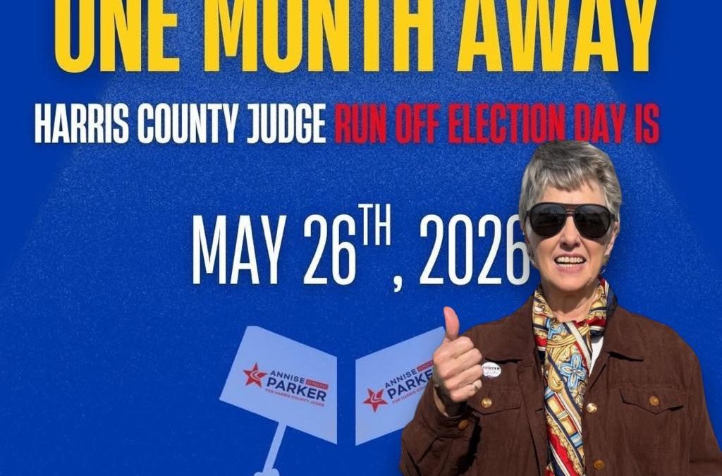 Annise Parker en Campaña: ¡Un Mes para la Elección del 26 de Mayo!