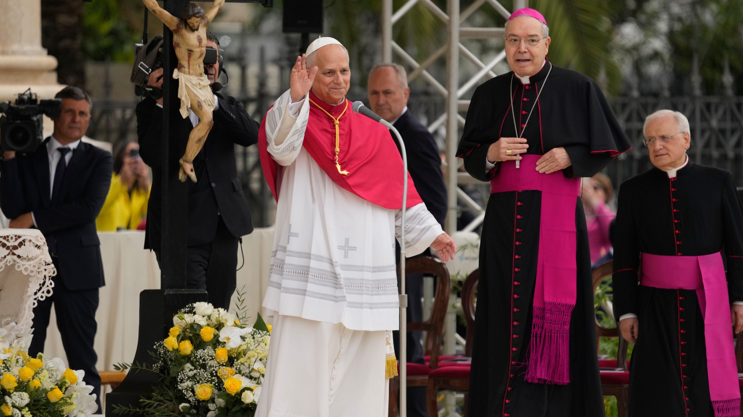 El Papa León XIV en Pompeya