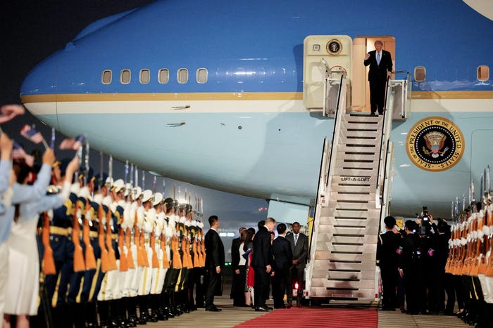Trump llega a Beijing