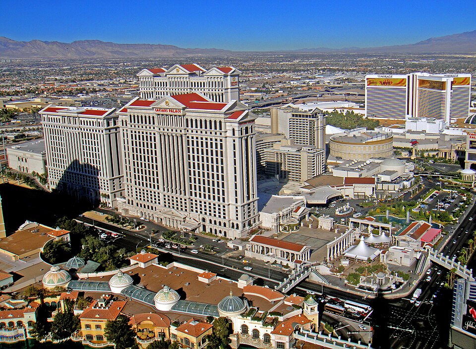 Caesars Palace en Las Vegas, propiedad de Caesars Entertainment