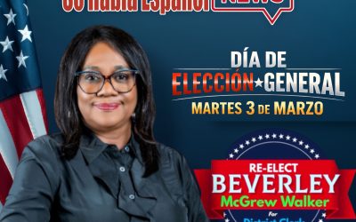 Mañana es el gran día: Fort Bend decide y la comunidad hispana puede hacer la diferencia Vota por Beverley Walker