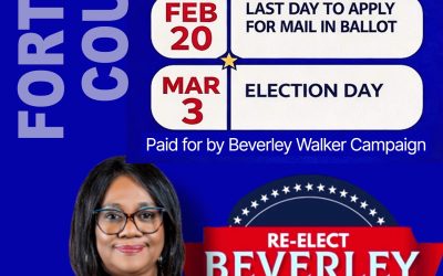 Beverley McGrew Walker lanza mensaje a votantes: “Vota temprano y defiende el progreso en Fort Bend”
