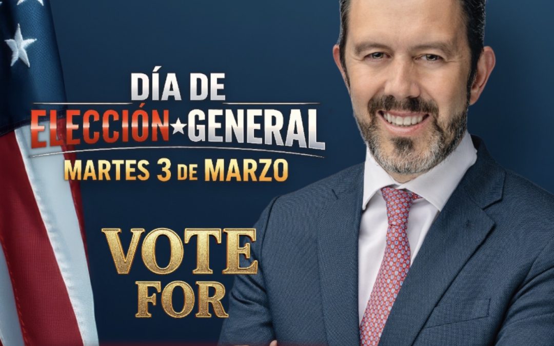 Mañana es el momento: llamado a la comunidad para votar y mantener el impulso por Larry Rubin en TX-38